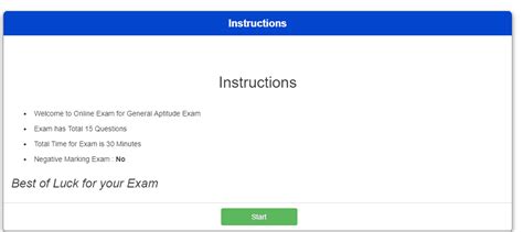 A Guide For Online Exam .
